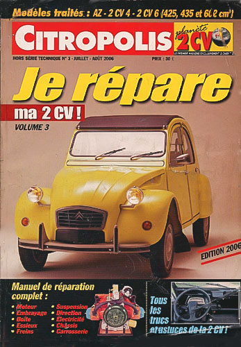 Manuel de réparation de la 2cv complet. Fichier pdf 321 pages complet.download free, téléchargement gratuit