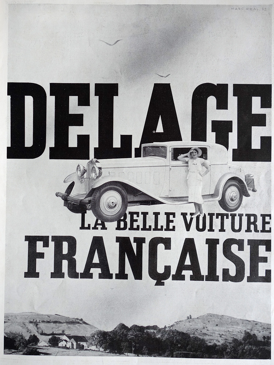 PUBLICITE ANCIENNE - Voiture Delage, la belle voiture française © L'Illustration - 1920-1930