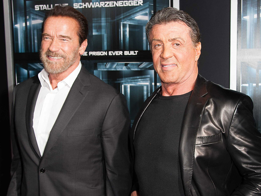 Sylvester Stallone et Arnold Schwarzenegger 