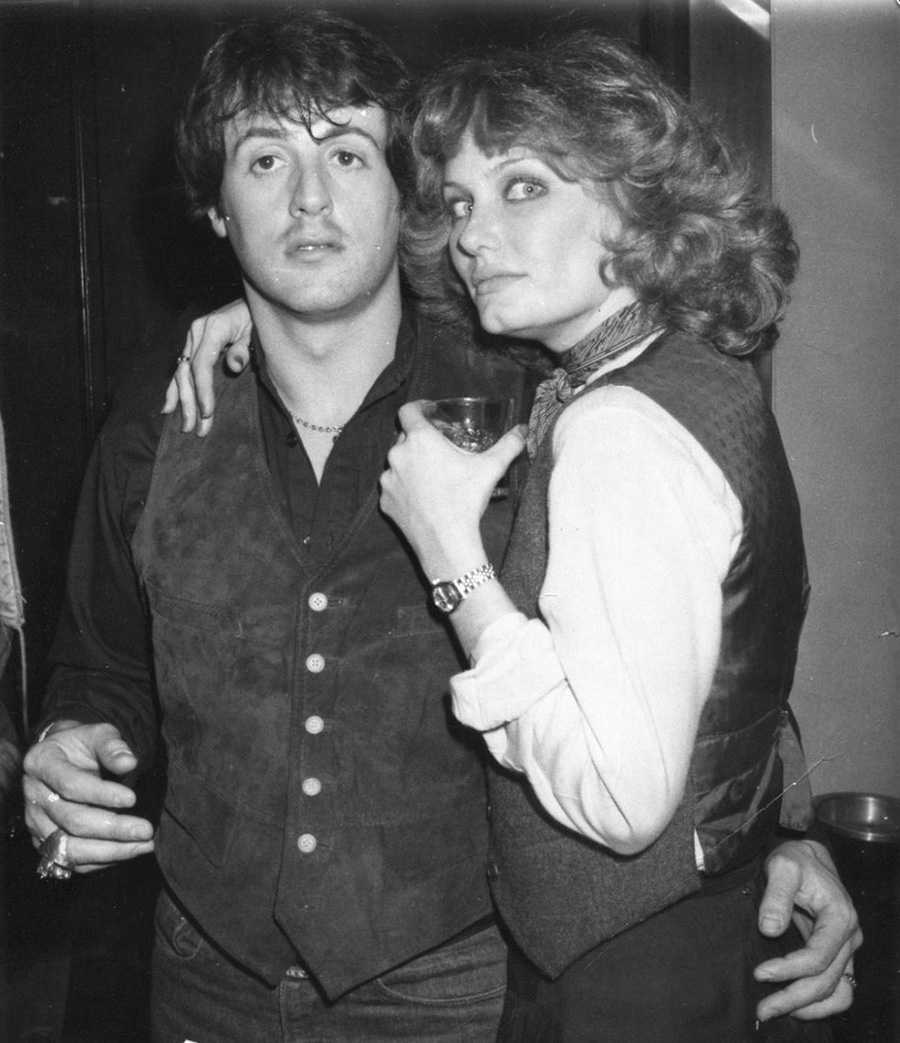 Sylvester Stallone et Joyce Ingalls au Studio 54 - 1978 © Photo sous Copyright