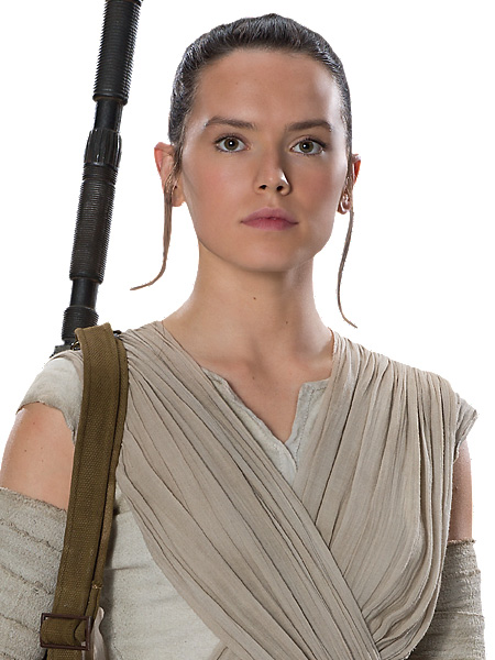 Daisy Ridley in the role of Rey © Photo sous Copyright 