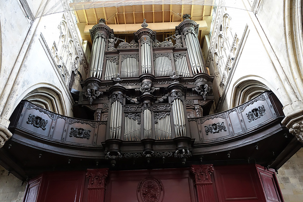 Vue générale de l'orgue de l'Eglise Saint-Jacques à dieppedans un état irréprochable © Decayeux Jean-Michel 