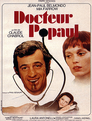 affiche film jean-paul belmondo -  docteur popaul