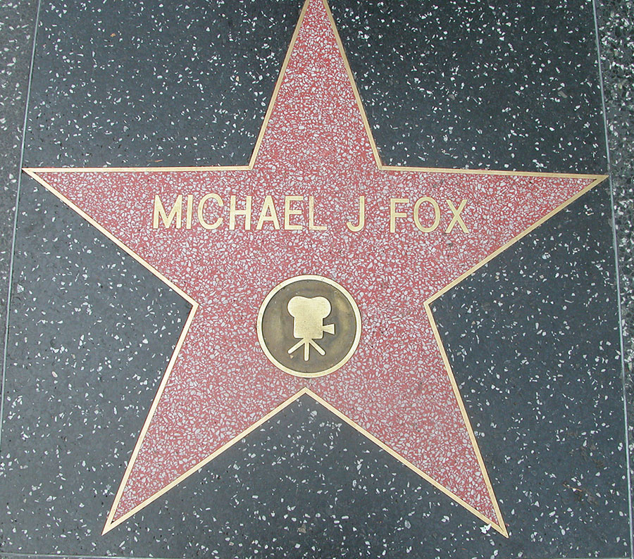michael j fox, star of hollywood