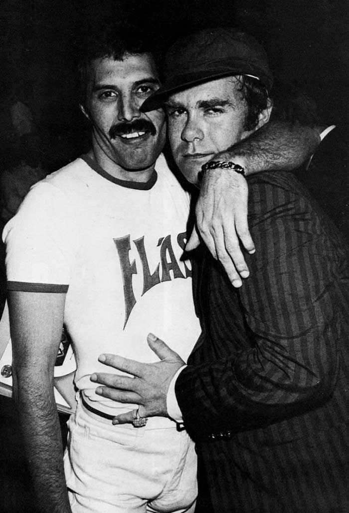 Freddie Mercury et Elton John © Photo sous Copyright