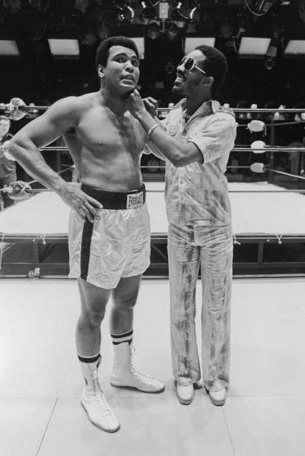 Muhammad Ali et Stevie Wonder © Photo sous Copyright