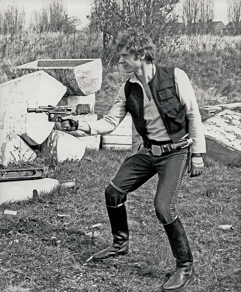 Harrison Ford habillé en Han Solo © Photo sous Copyright