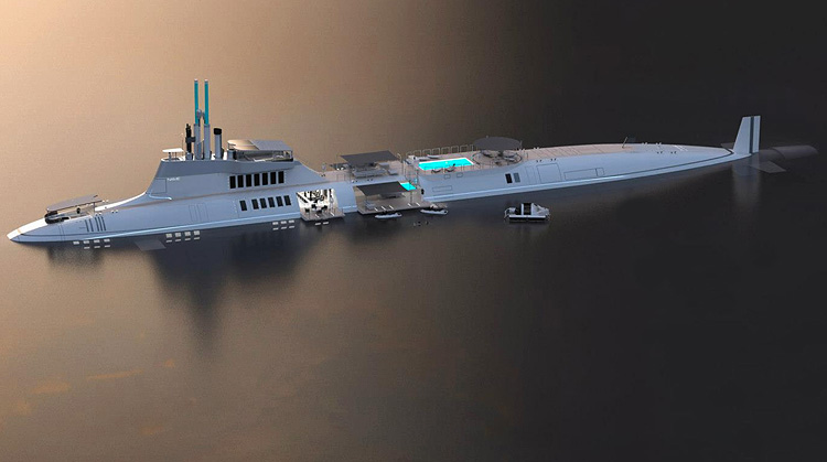 CONCEPT - Amazing yacht - Migaloo Submersible - - Motion-Code