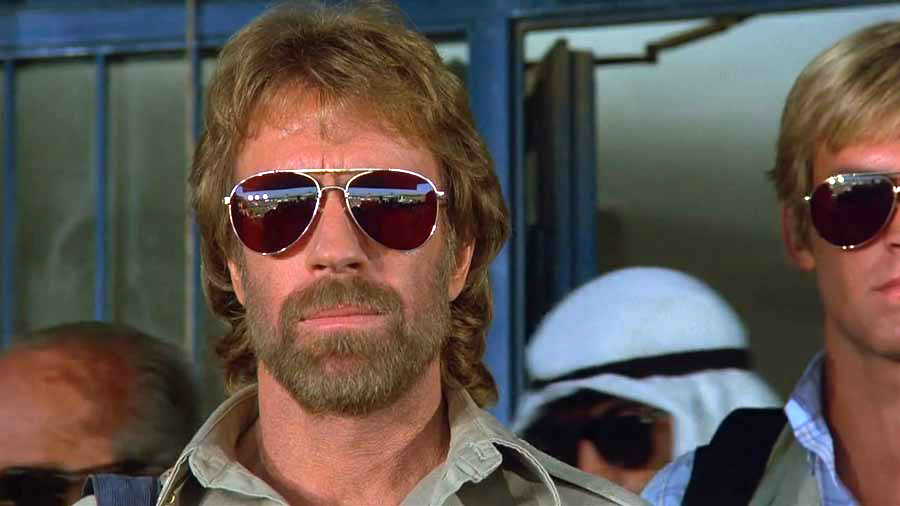 Chuck Norris dans le film "Delta force" © Photo sous Copyright